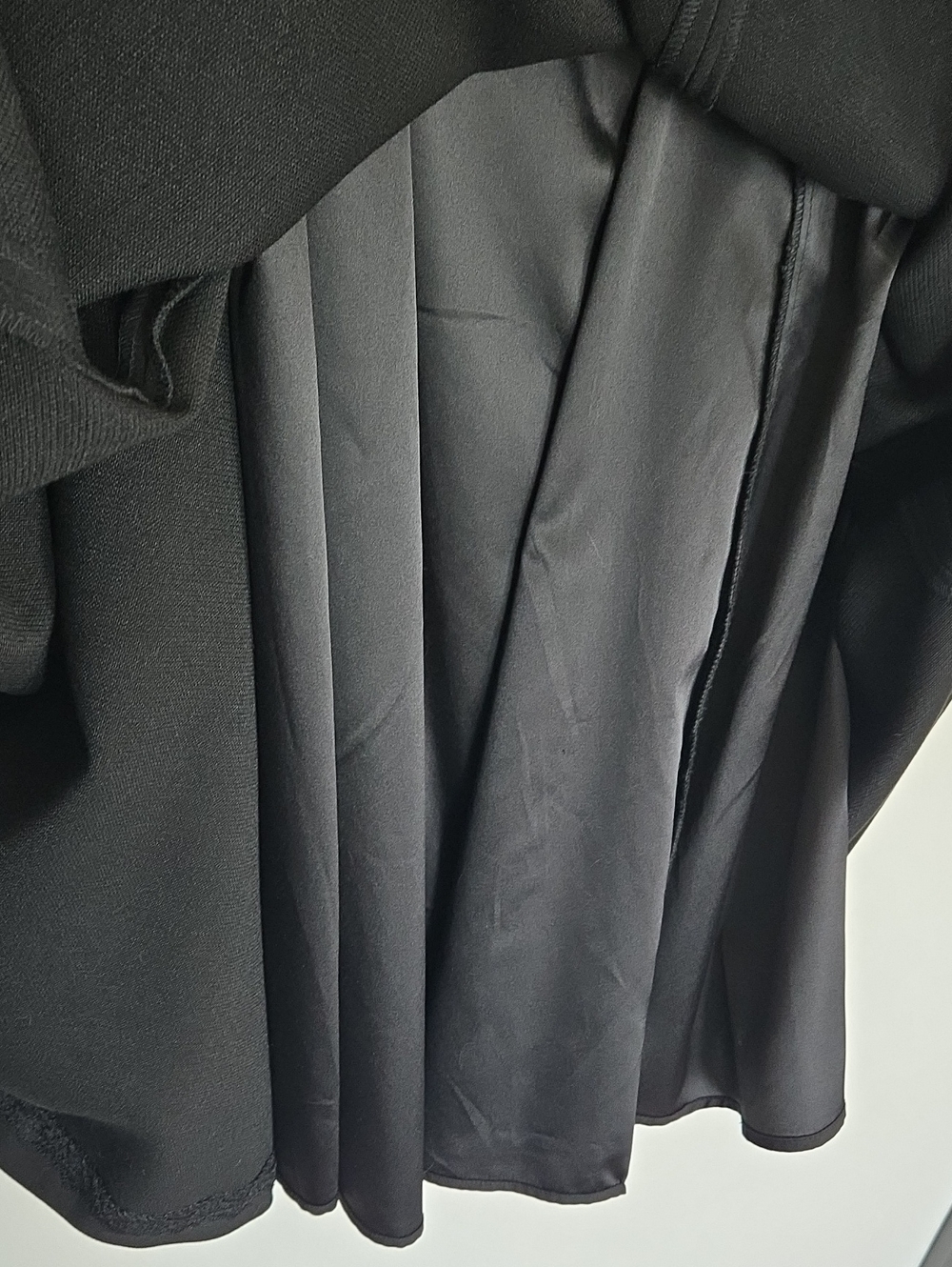 White House Black Market Black Sleeveless Midi Dress with Side Pockets - Picture 4 of 8